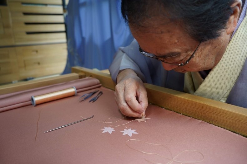 伝統工芸刺繍作家「森康次先生」