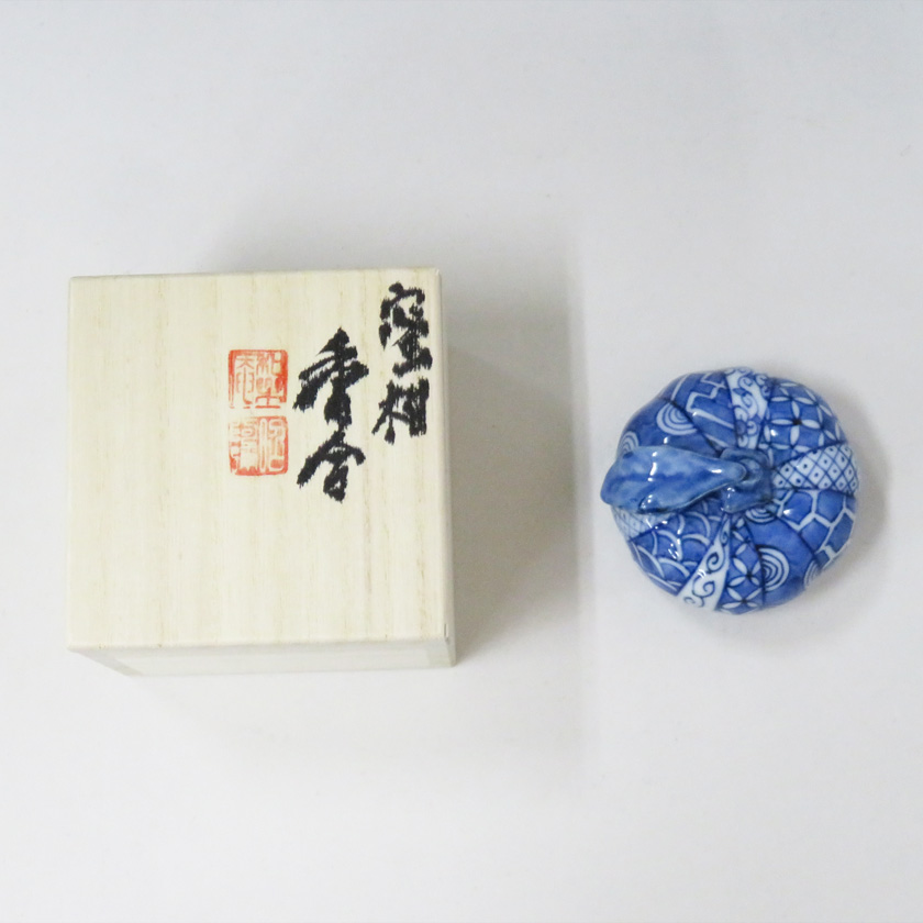 茶道具 香合（こうごう） 香合 祥瑞 蜜柑 みかん 高野 昭阿弥 | 千年の香り 千紀園